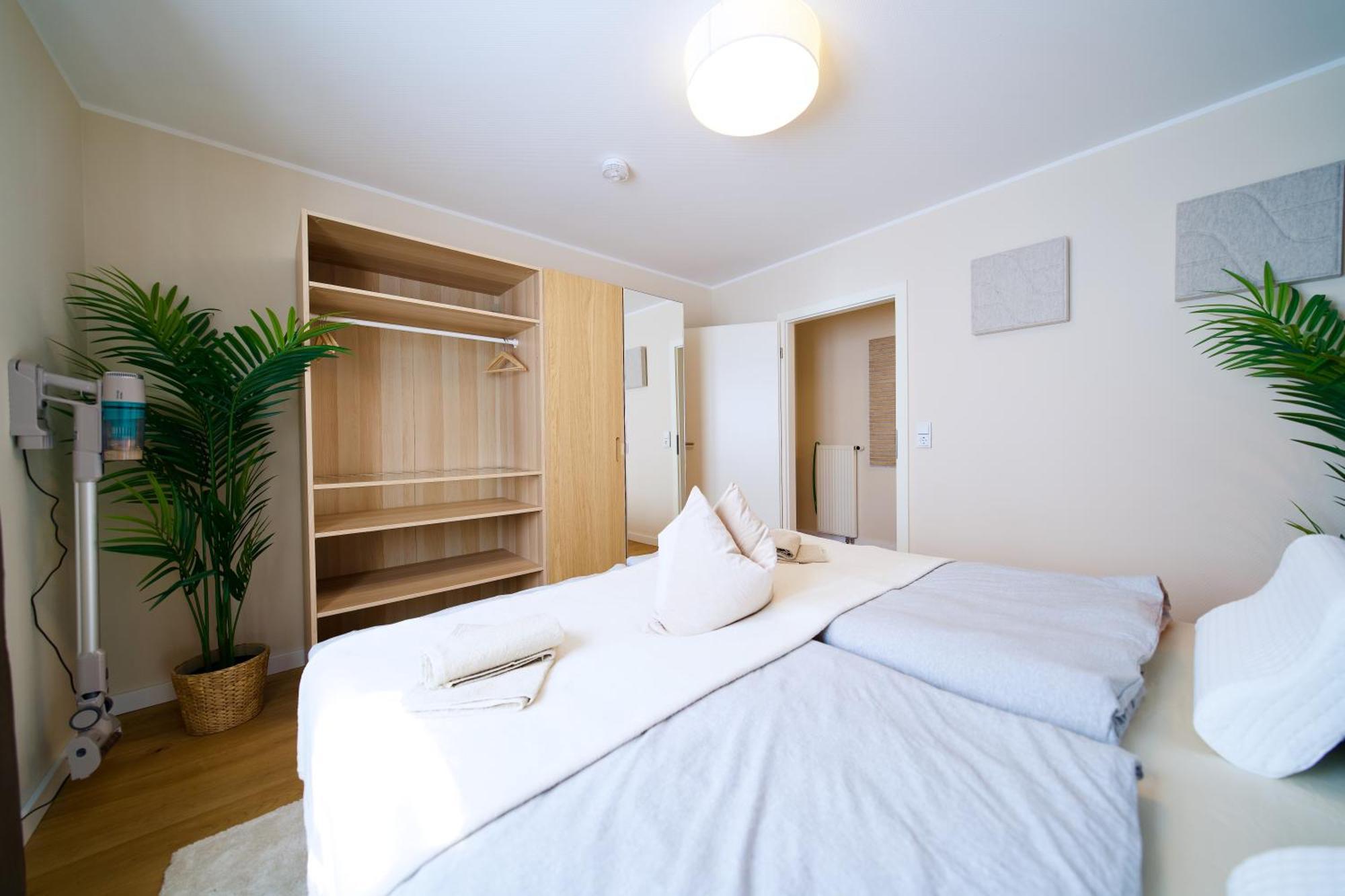 شقة Edler Wohnraum Schwanenteich-Oase Mit Balkon, Kaffeevollautomat, Lift & Parkplatz اتسوكو المظهر الخارجي الصورة